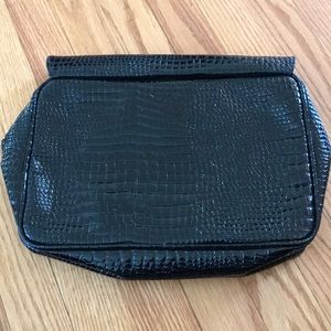 Givenchy Bags - Givenchy Bag Pleather Black Clutch / Makeup Bag Givenchy Bags - Givenchy Bag Pleather Black Clutch / Makeup Bag